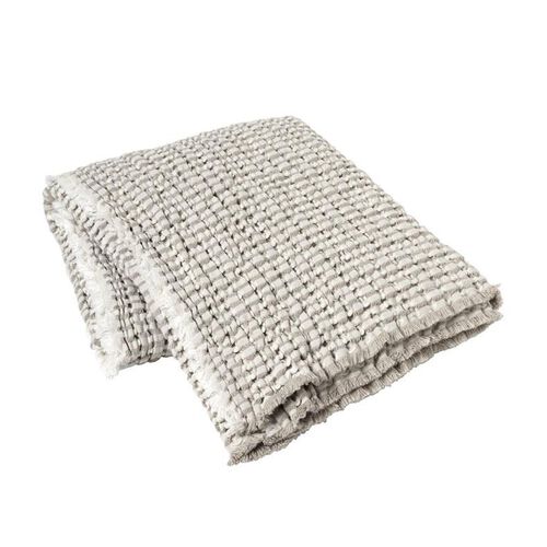 Broste Throw Linda - Taupe Sand